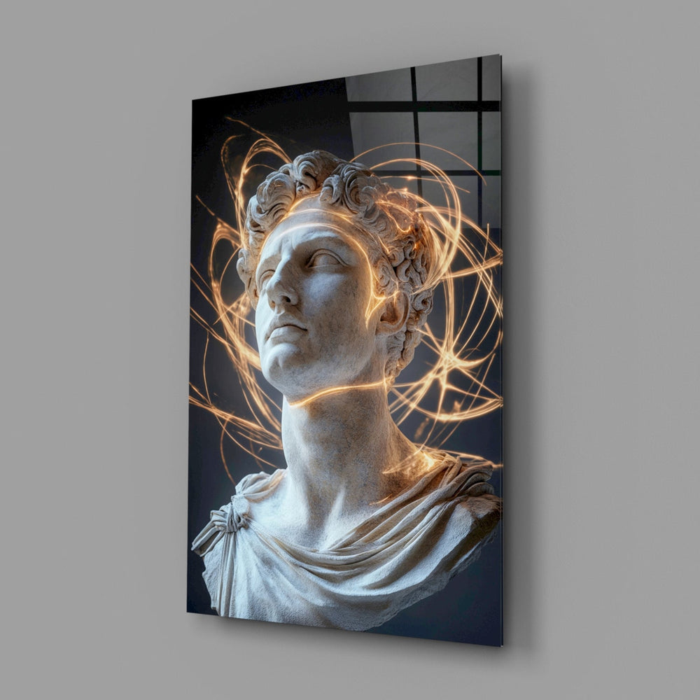 Designer-collection Stoic-cyber panel anchoring a creative loft wall