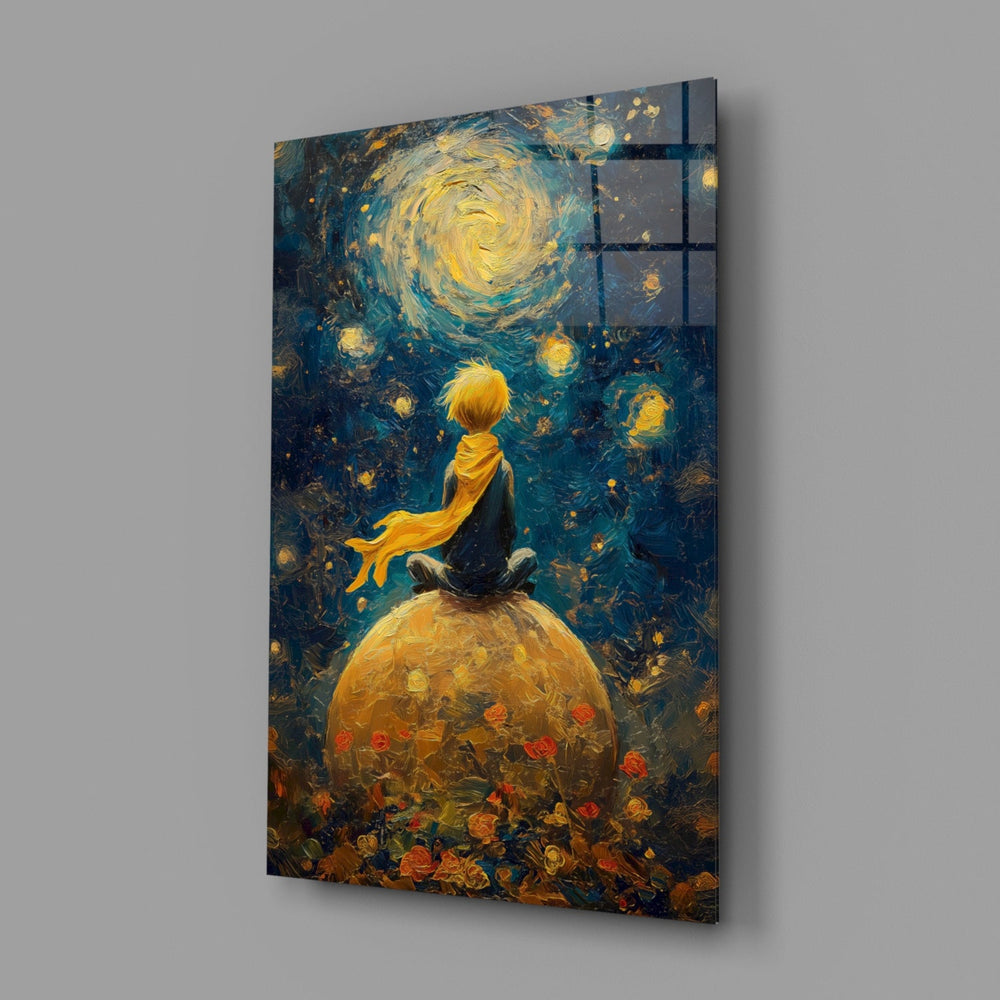 Designer-collection storybook panel anchoring a nursery wall