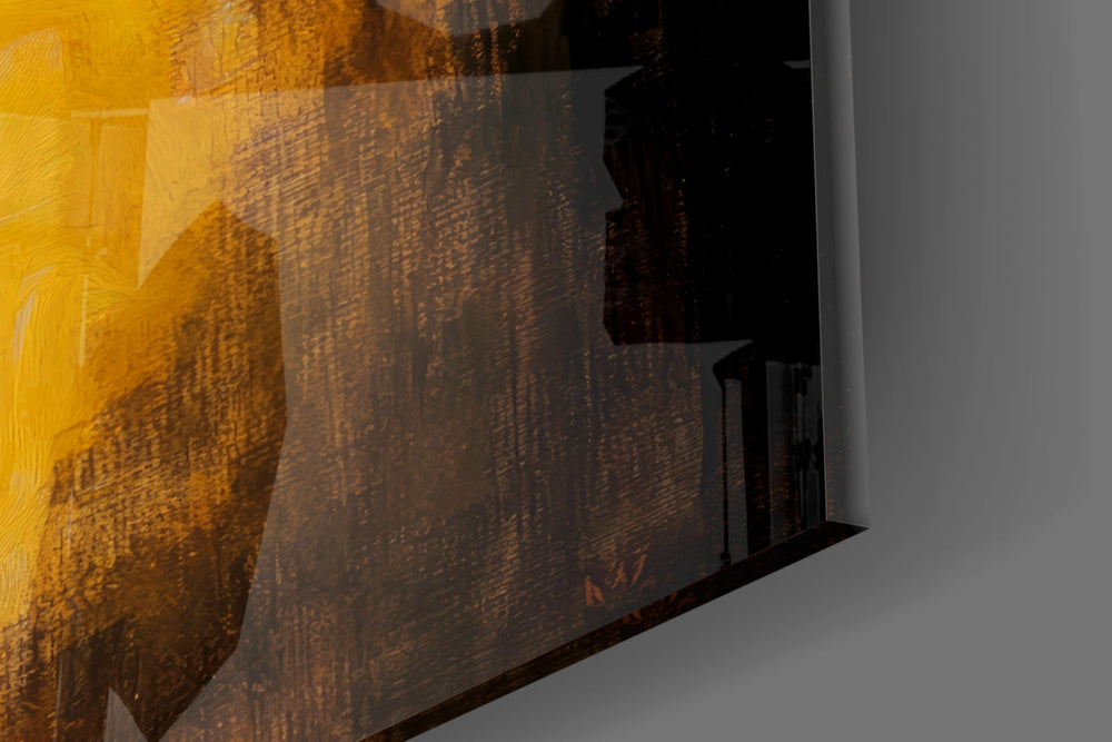 Designer-collection artwork in a bookish home interior