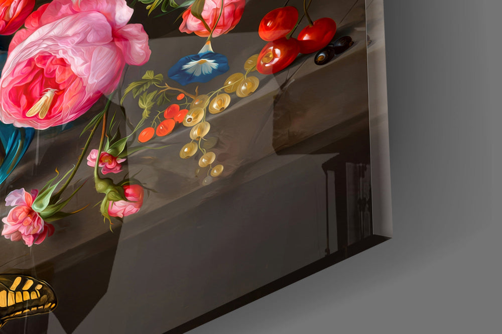 Designer-collection artwork in an art-collector's office interior