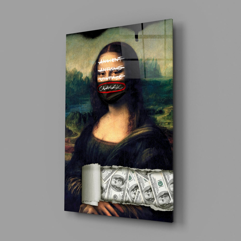 Designer-collection pop-graffiti panel anchoring a designer office wall