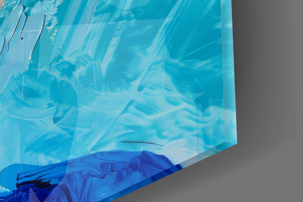 Designer-collection artwork in a creative loft interior