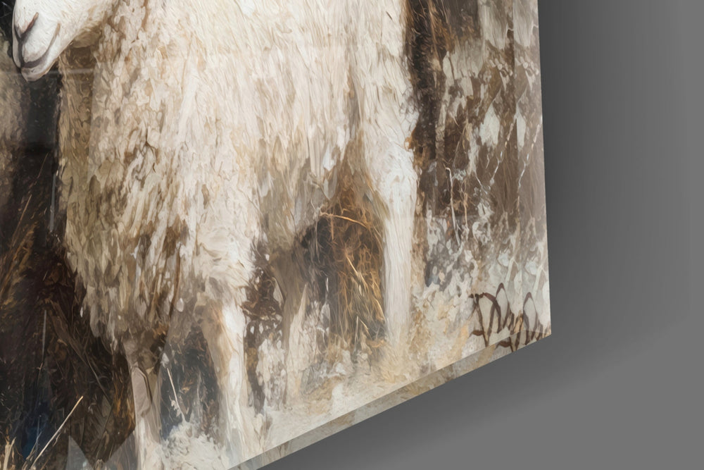 Designer-collection artwork in a faith-leaning home interior
