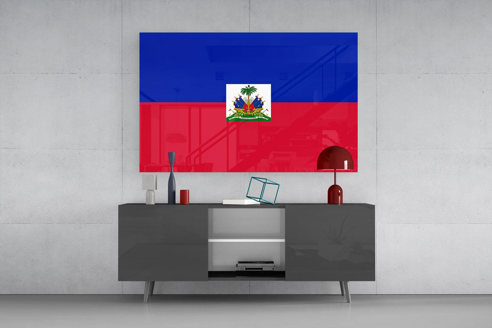 Revolution-pride cinematic glass wall art in private library