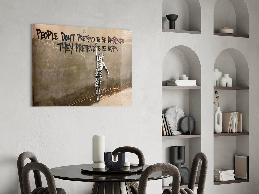 Inspirational Quote Wall Art Glass Wall Art