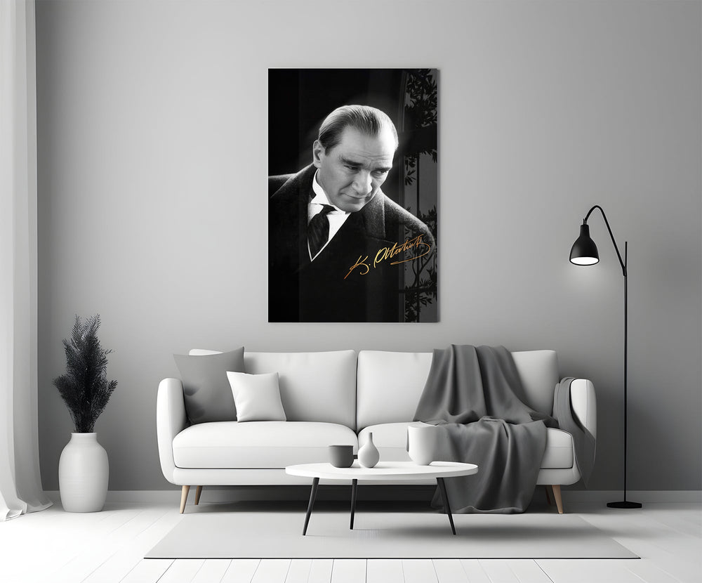 Heritage tribute cinematic glass wall art in heritage stairwell