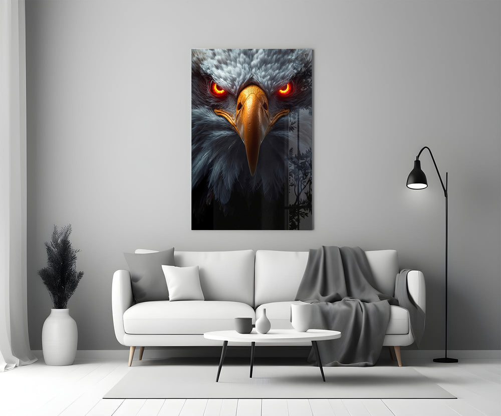 Cinematic concept-art cinematic glass wall art in heritage stairwell
