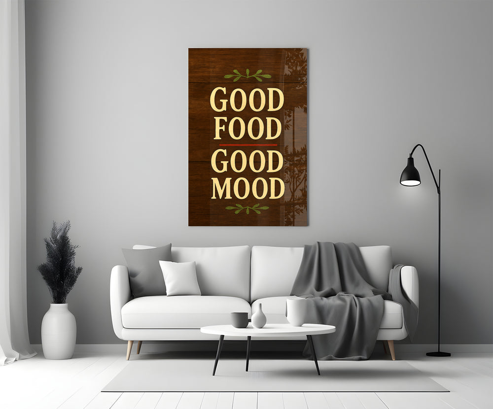 Hand-painted bistro cinematic glass wall art in heritage stairwell
