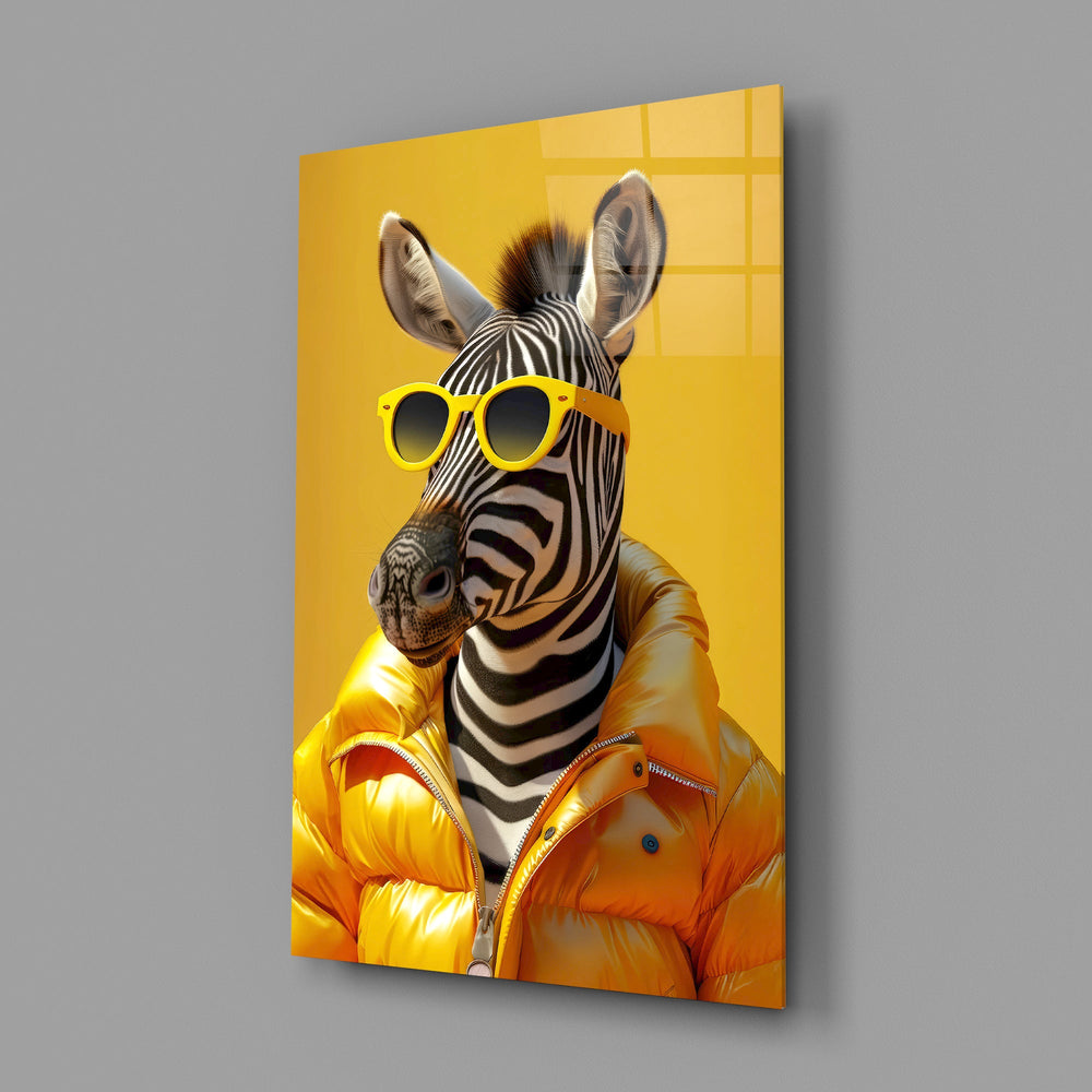 Surreal Mother Nature beauty cinematic glass wall art in wellness studio