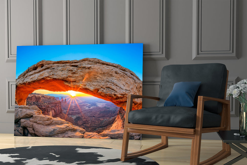 Fantasy wildlife cinematic glass wall art in private library reading nook