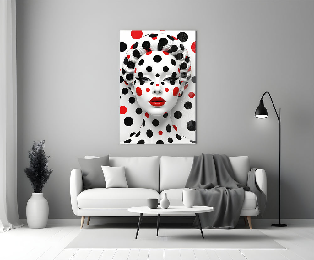 Kusama infinity cinematic glass wall art in heritage stairwell