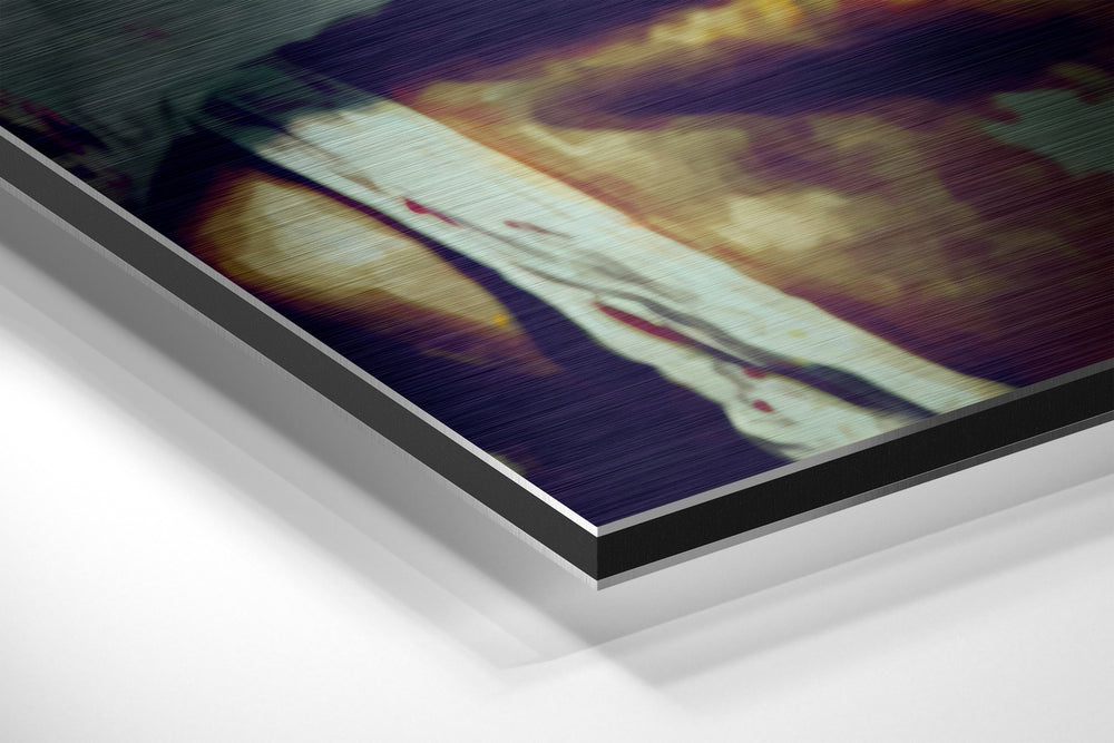 Silver Screen Blonde Brushed Aluminum Dibond Wall Art