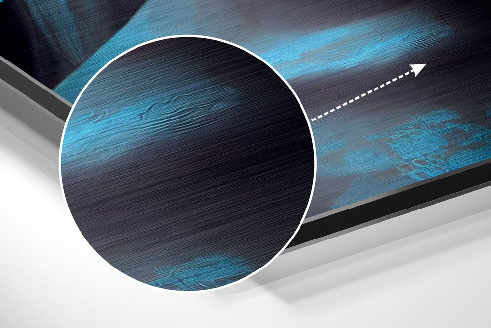 Human Software Brushed Aluminum Dibond Wall Art.