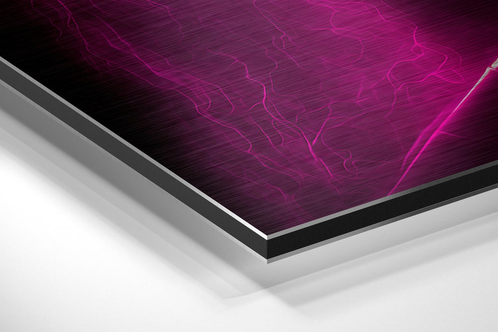 Revenge in His Eyes Brushed Aluminum Dibond Wall Art.