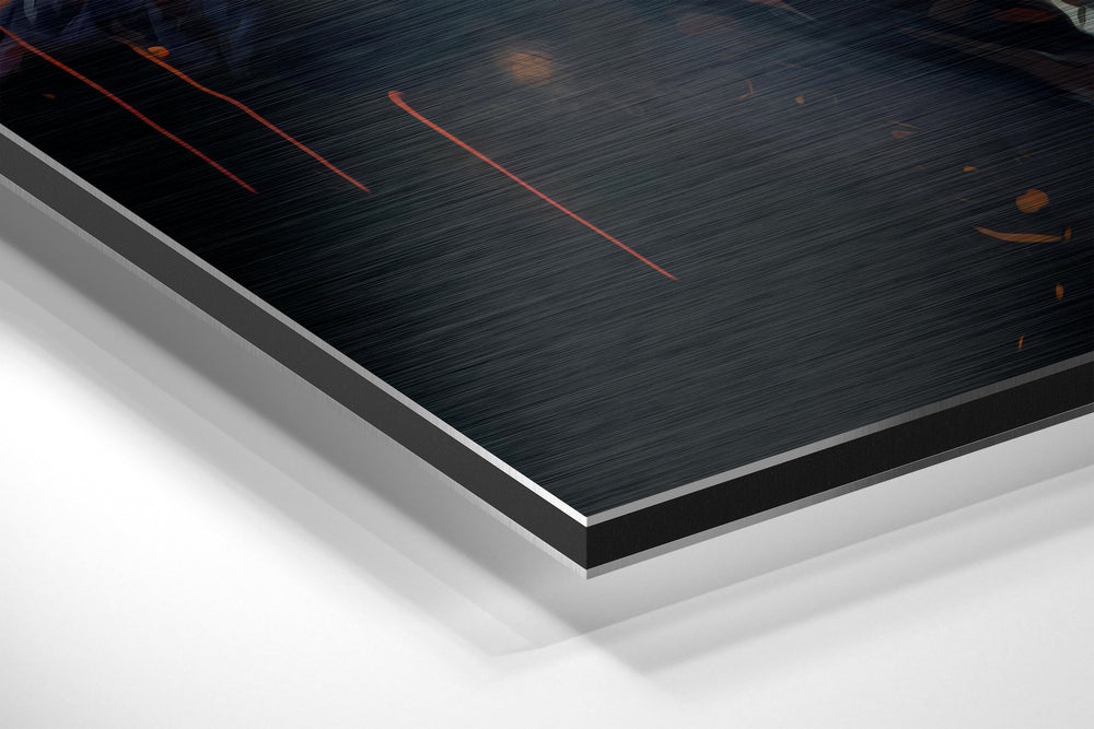 Hollywood Screen Legend Brushed Aluminum Dibond Wall Art