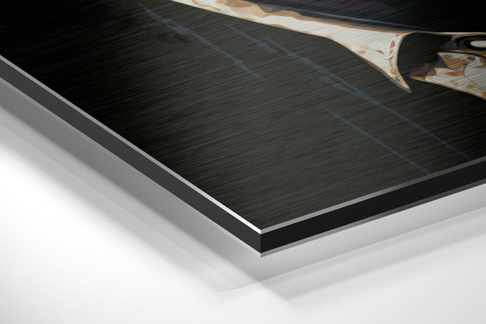 Hollywood Screen Legend Brushed Aluminum Dibond Wall Art