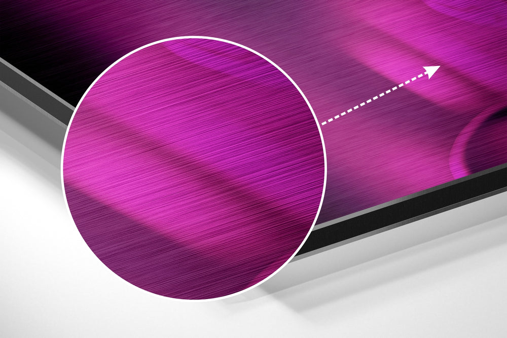 Silver Screen Blonde Brushed Aluminum Dibond Wall Art
