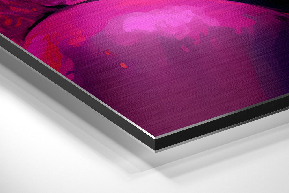 Silver Screen Blonde Brushed Aluminum Dibond Wall Art