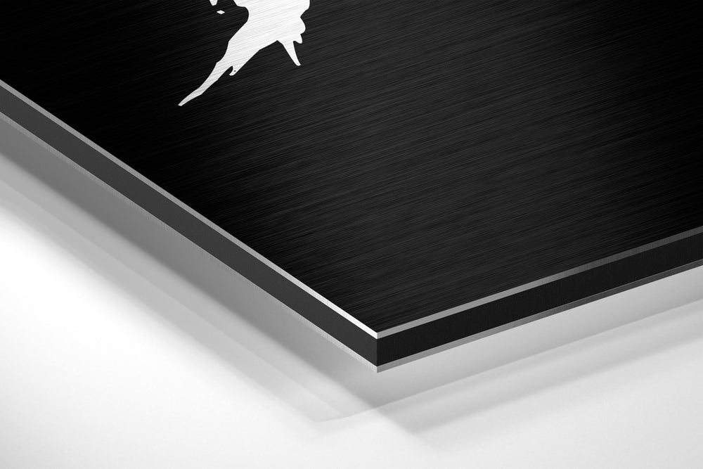 Get Shit Done Brushed Aluminum Dibond Wall Art.