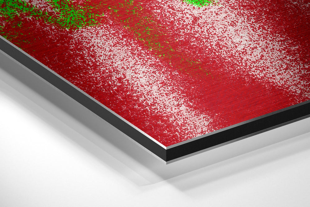 Silkscreen Pop Icon Brushed Aluminum Dibond Wall Art