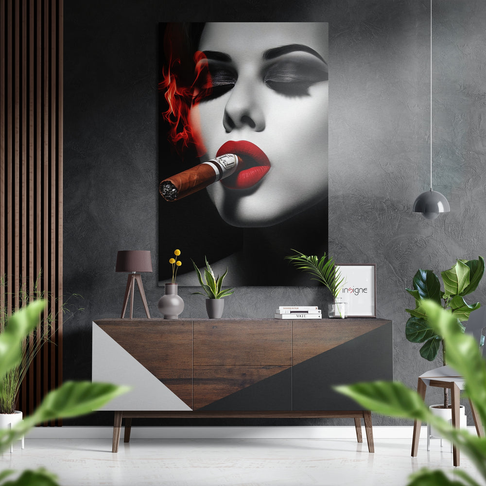 Cuban Brushed Aluminum Dibond Wall Art.