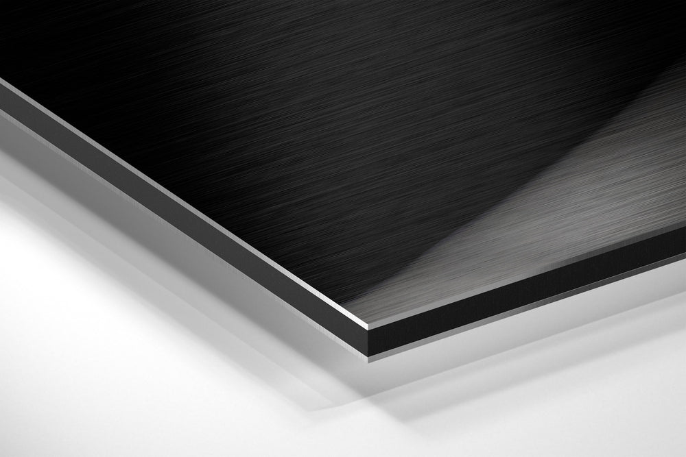Cuban Brushed Aluminum Dibond Wall Art.