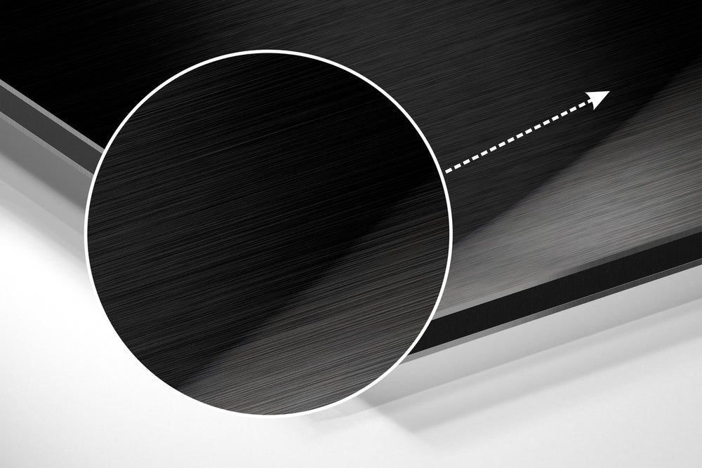 Cuban Brushed Aluminum Dibond Wall Art.