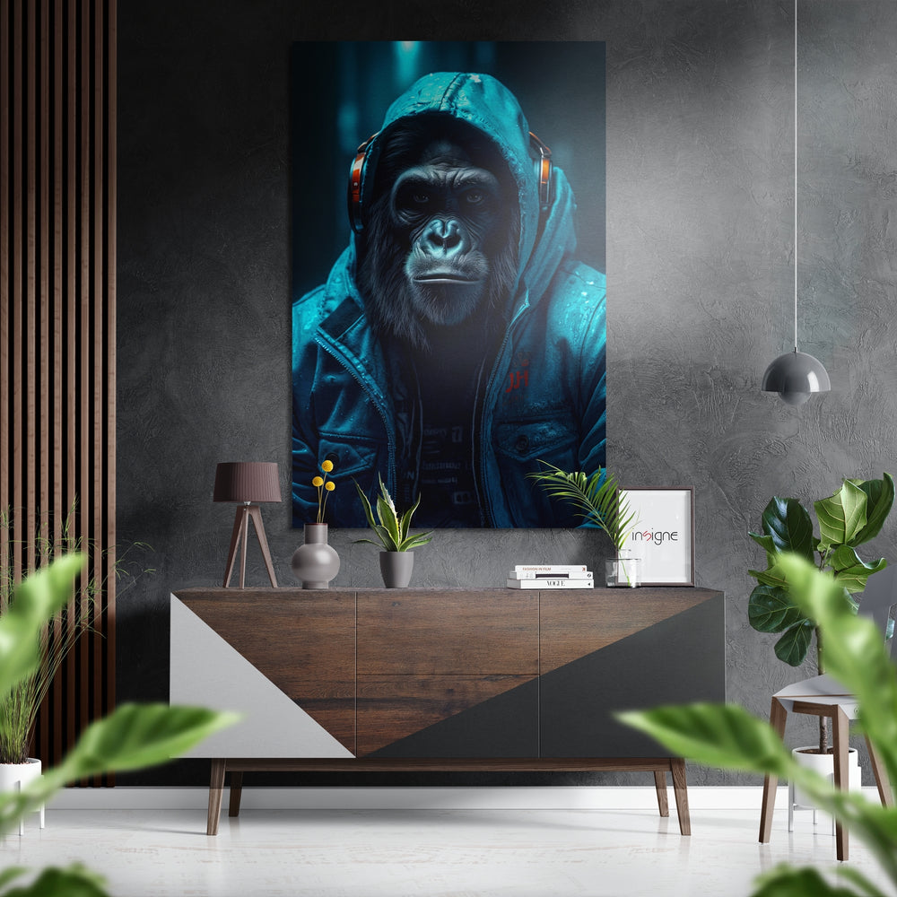 Age of Apes Brushed Aluminum Dibond Wall Art.