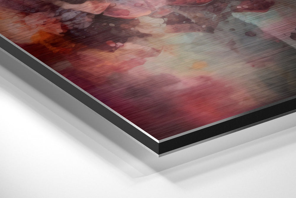Budha Brushed Aluminum Dibond Wall Art.