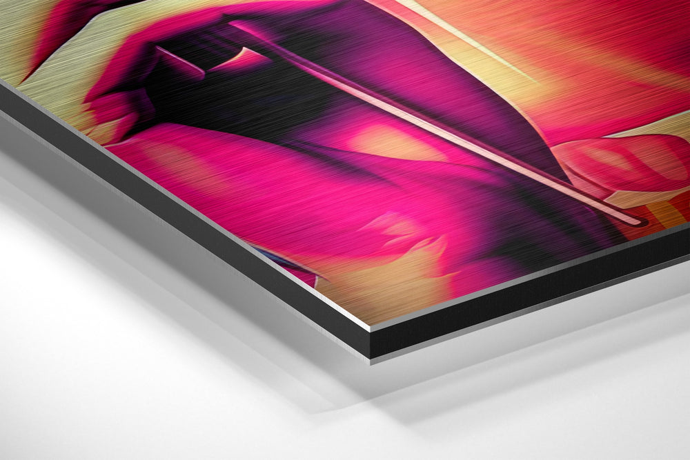 Lollipop Brushed Aluminum Dibond Wall Art.