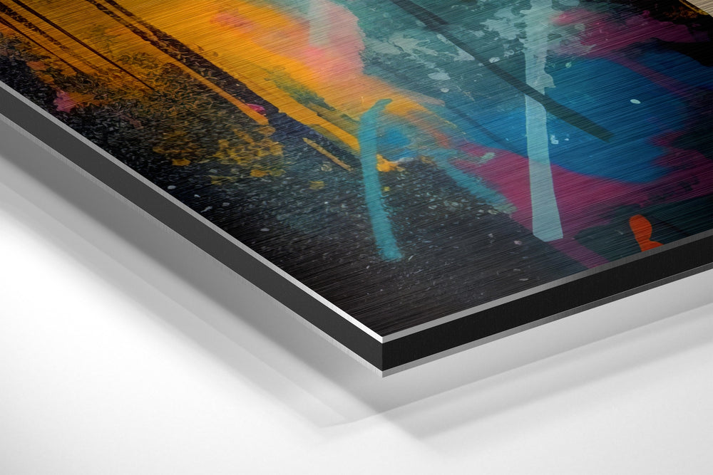 Face of Her Brushed Aluminum Dibond Wall Art.