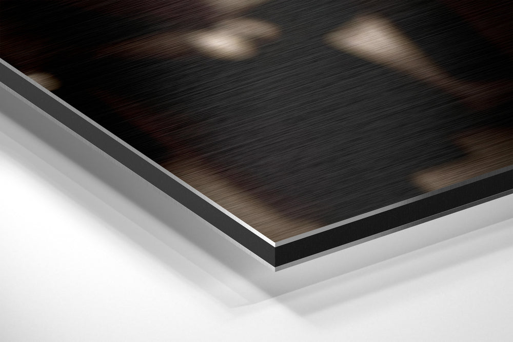 Ataturk Brushed Aluminum Dibond Wall Art.