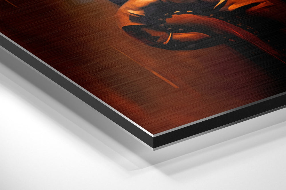 The Mafia Patriarch Brushed Aluminum Dibond Wall Art