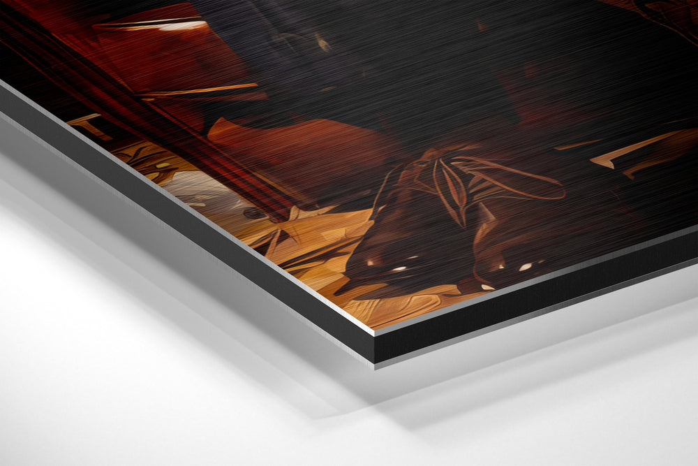 The Mafia Patriarch Brushed Aluminum Dibond Wall Art