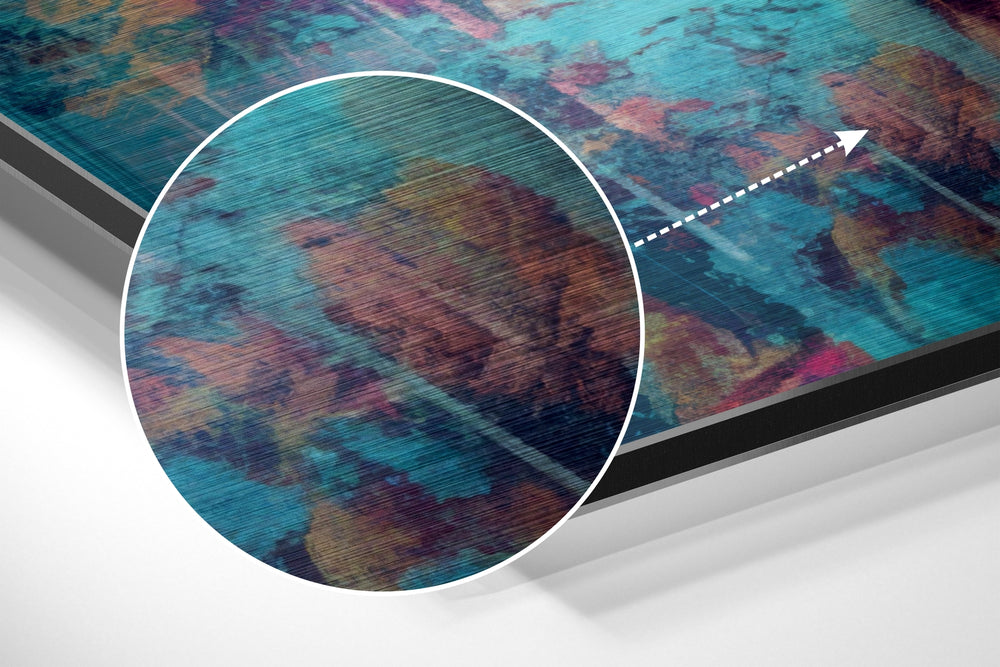 Cool Lion Brushed Aluminum Dibond Wall Art.