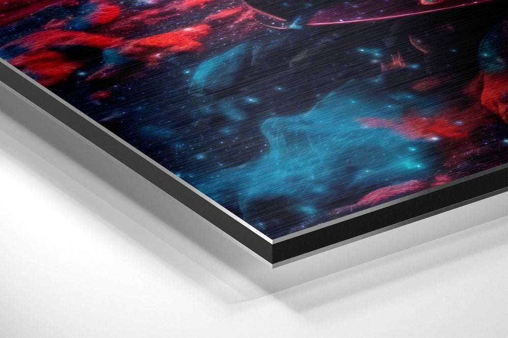 Luxury Car Brushed Aluminum Dibond Wall Art.