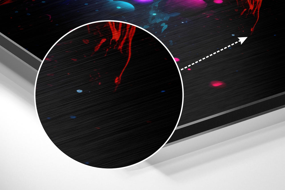 Colors of Space Brushed Aluminum Dibond Wall Art.