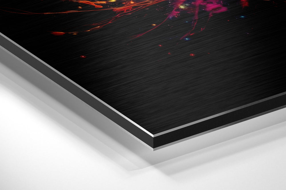 Colors of Space Brushed Aluminum Dibond Wall Art.