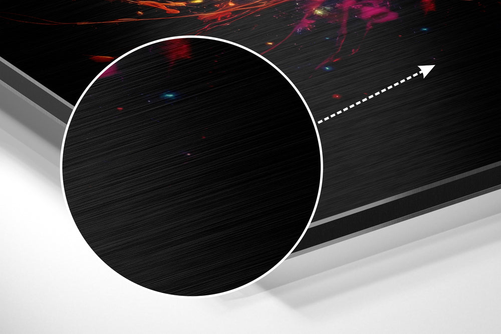 Colors of Space Brushed Aluminum Dibond Wall Art.
