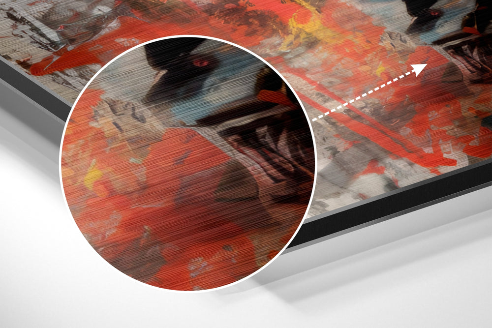 Boxer Brushed Aluminum Dibond Wall Art.