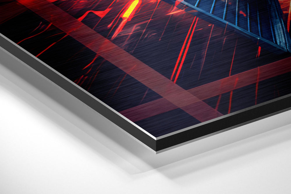 Starfighter Brushed Aluminum Dibond Wall Art.