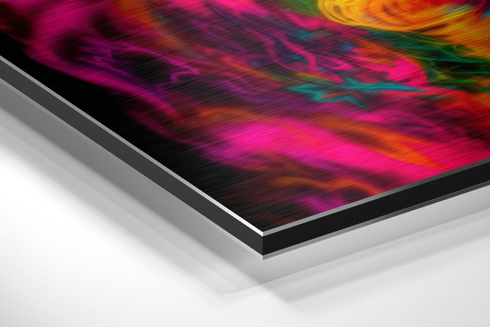 Silver Screen Blonde Brushed Aluminum Dibond Wall Art