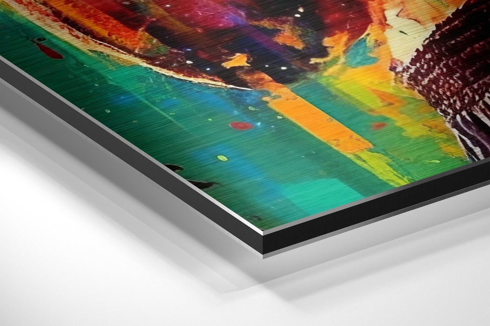 Boxer Brushed Aluminum Dibond Wall Art.