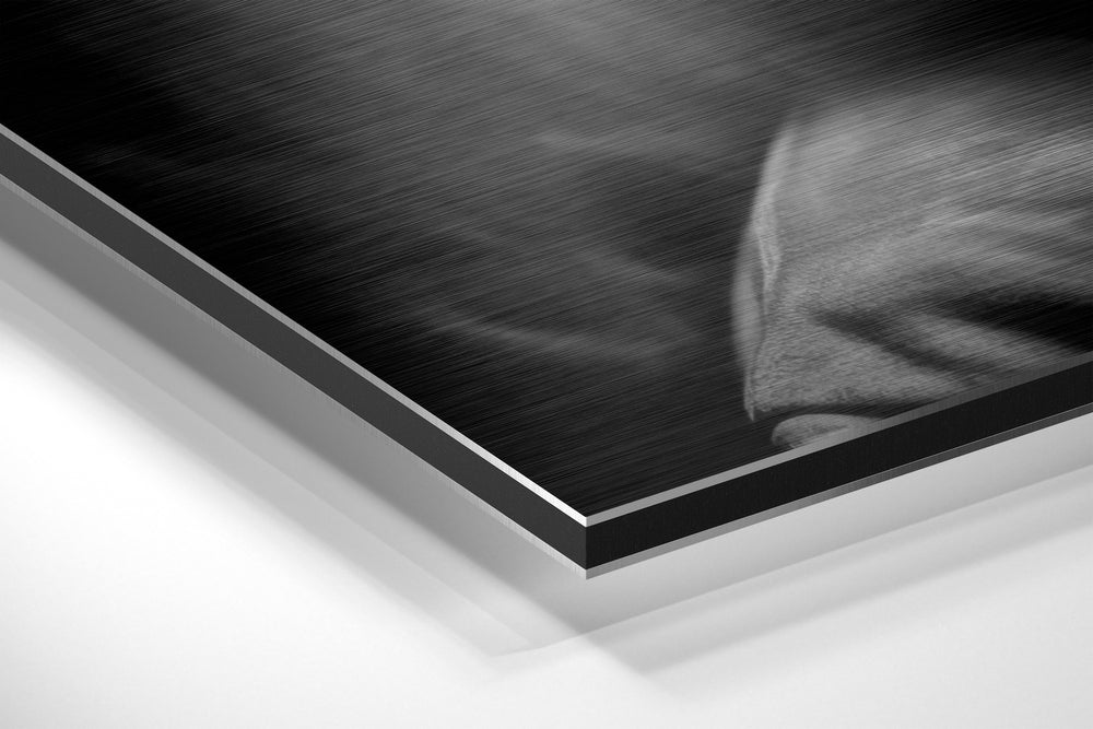 90s Hip-Hop Legend Brushed Aluminum Dibond Wall Art