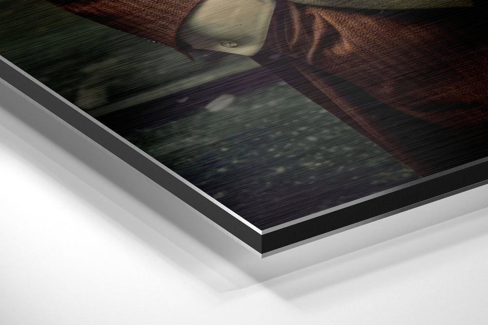 Bulldog Brushed Aluminum Dibond Wall Art.