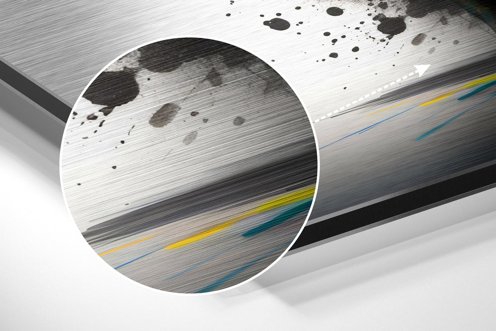 Bull Brushed Aluminum Dibond Wall Art.
