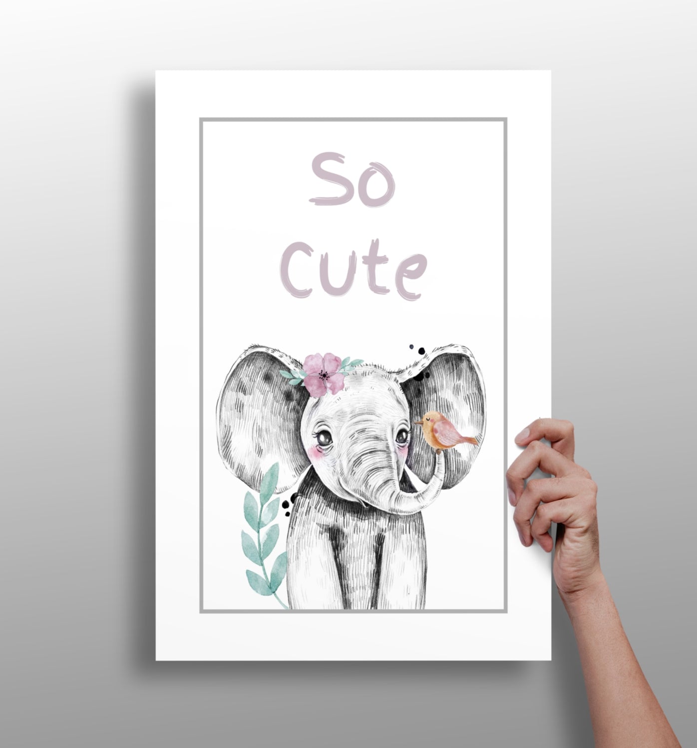 So Cute Aluminum Print.