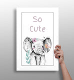 So Cute Aluminum Print.