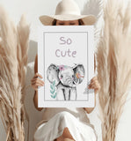 So Cute Aluminum Print.