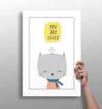 You Are Loved Aluminum Print.